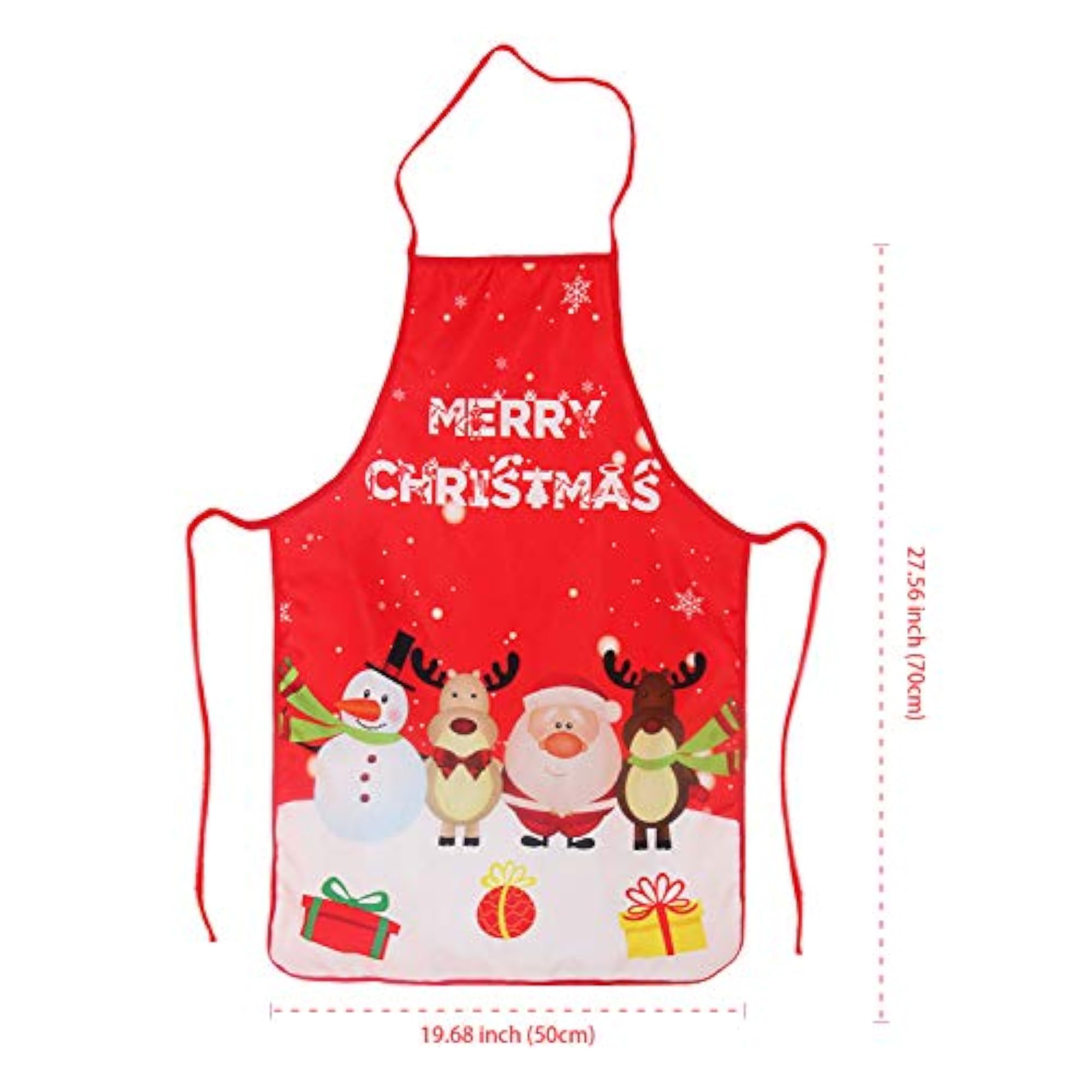 Christmas Apron - Santa Claus/Elk/Snowman Style